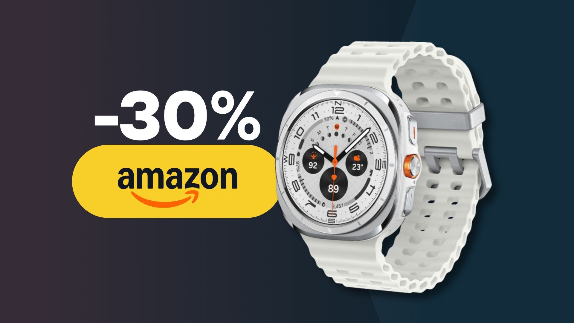 Samsung Galaxy Watch Ultra: lo smartwatch in titanio a picco su Amazon (-208)