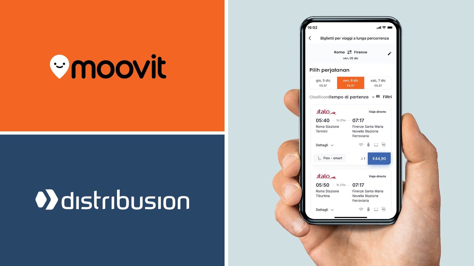 Moovit si aggiorna: ora consente l'acquisto di biglietti in-app