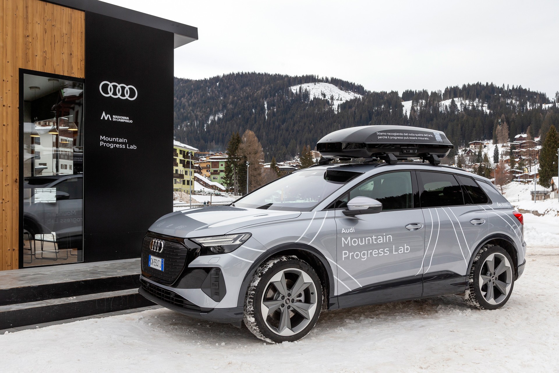 Audi ancora a fianco di Madonna di Campiglio per la mobilità sostenibile