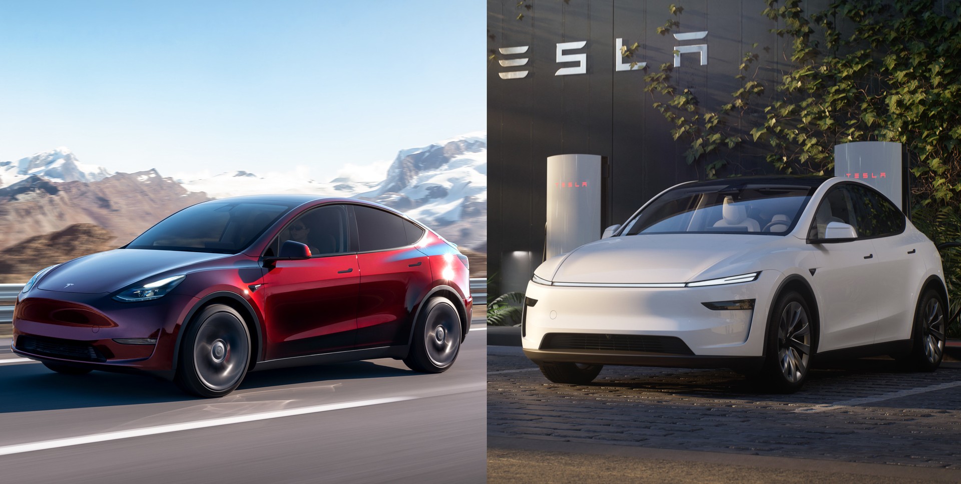 Tesla Model Y vs Model Y Juniper, come cambia il SUV elettrico