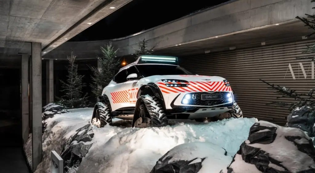 Genesis GV60 MIV: il SUV elettrico per interventi di soccorso in montagna