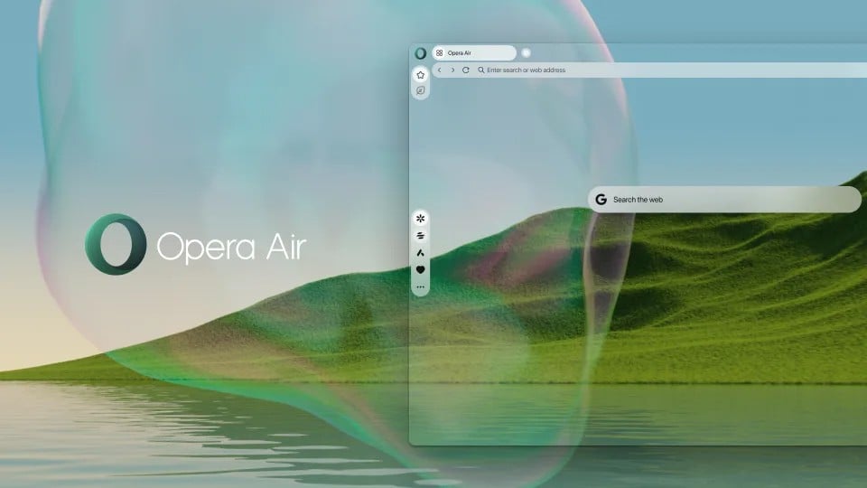 Opera Air ufficiale: è il browser zen da usare prima di rispondere male su internet