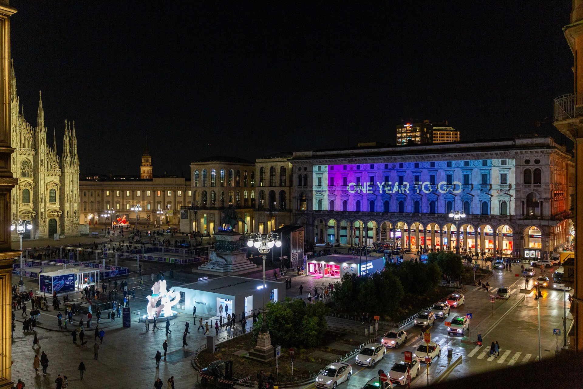 Samsung inaugura il Milano Cortina 2026 Sport Village in Piazza Duomo