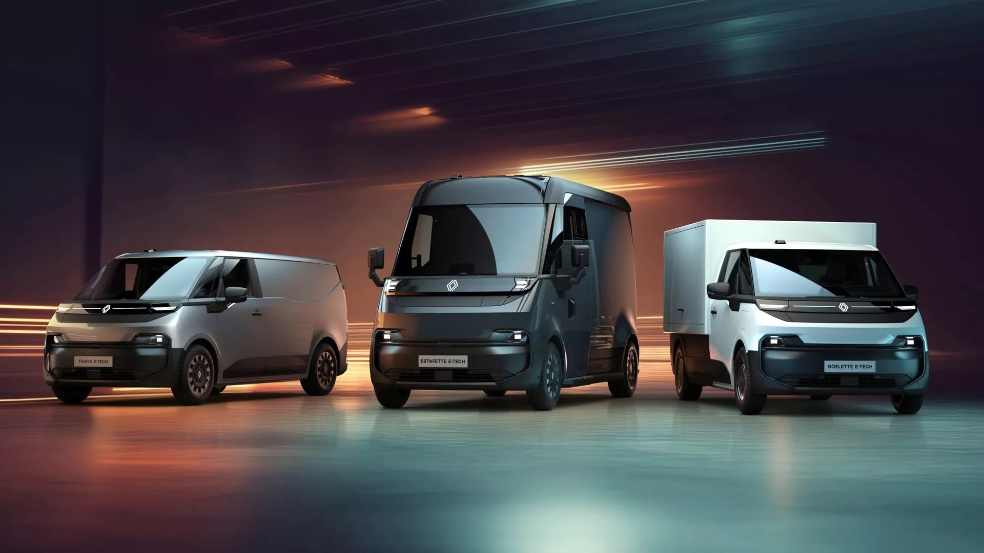 Renault presenta i nuovi furgoni elettrici Estafette, Goelette e Trafic E-Tech