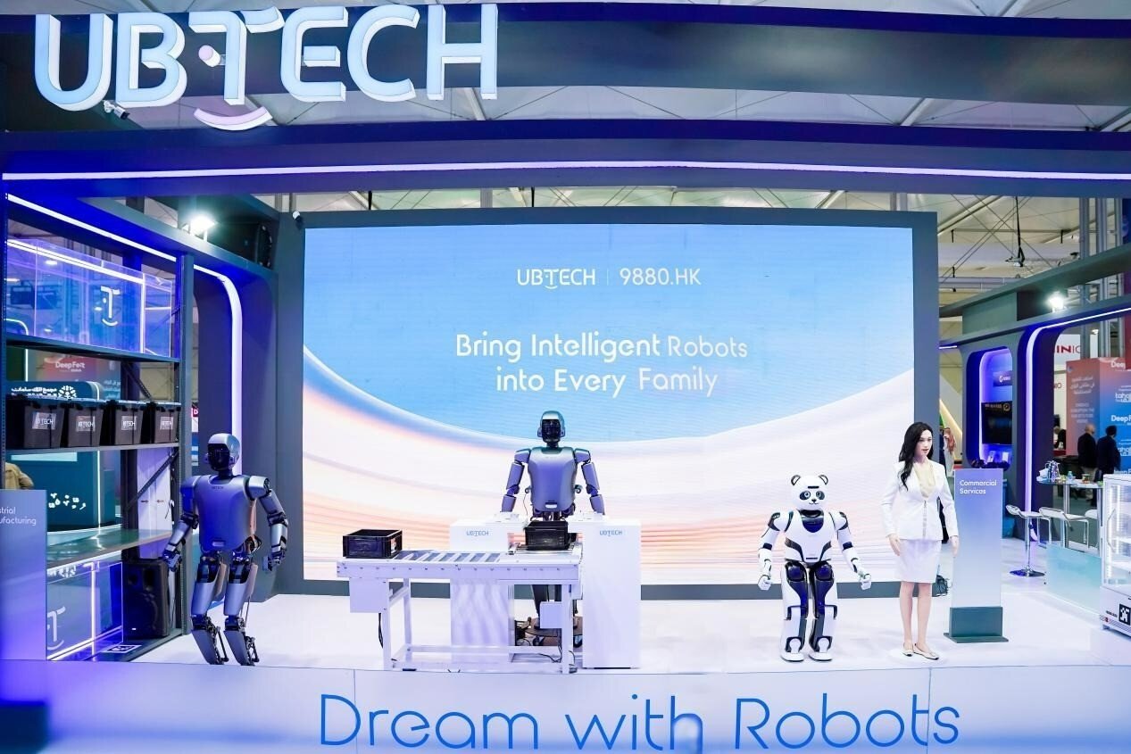 La tecnologia cinese avanza: UBTECH presenta i suoi robot umanoidi in Arabia