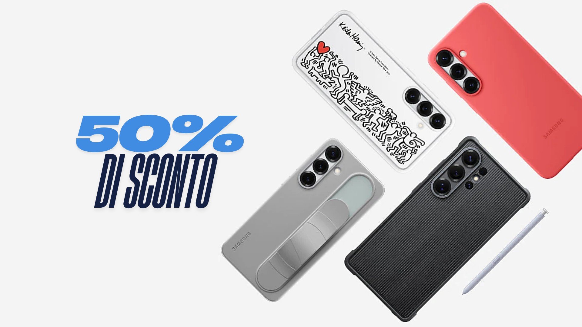 Samsung Galaxy S25: cover e accessori in offerta al 50% di sconto sul sito ufficiale