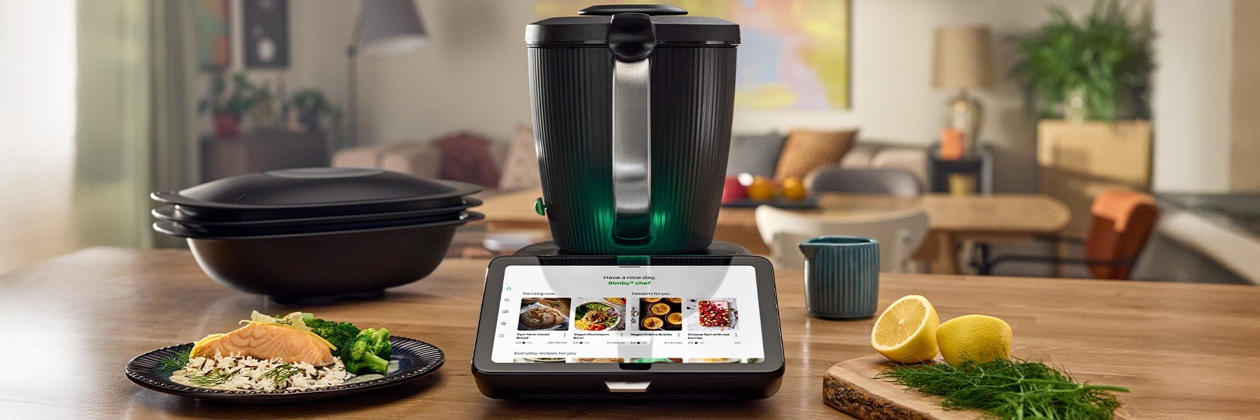 Vorwerk, arriva Bimby TM7: nuovo design, più silenzioso e display da 10'' multitouch