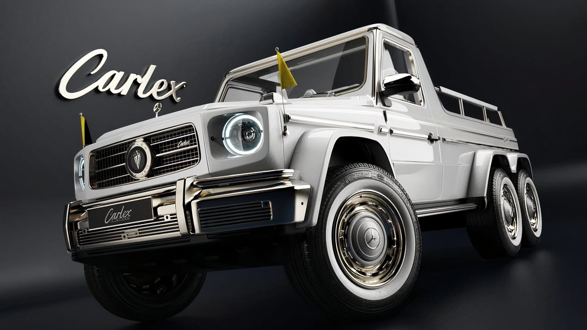 Mercedes Classe G 6x6: la surreale Papamobile di Carlex Design