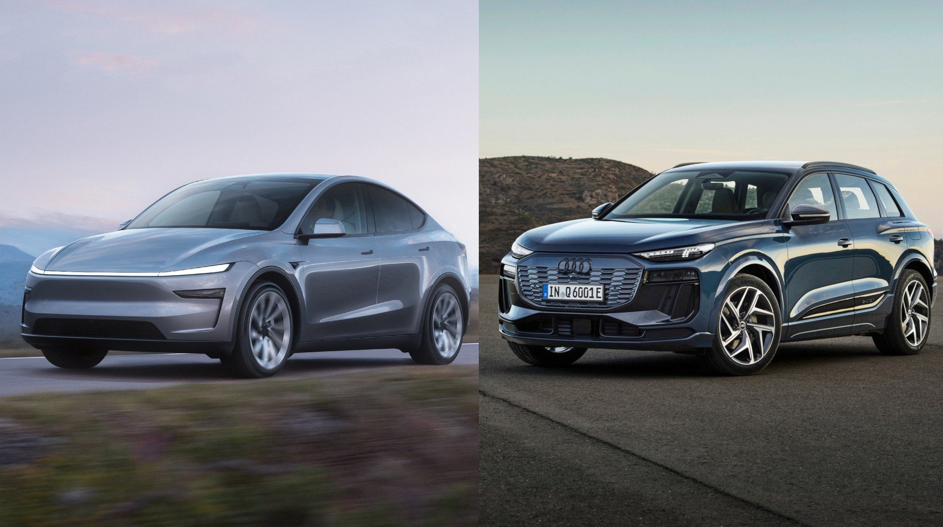 Tesla Model Y vs Audi Q6 e-tron: confronto tra SUV elettrici. Specifiche e prezzi