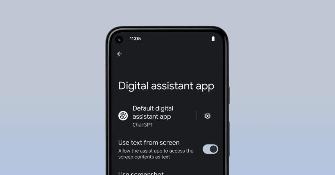 ChatGPT ora può diventare l'assistente predefinito su Android