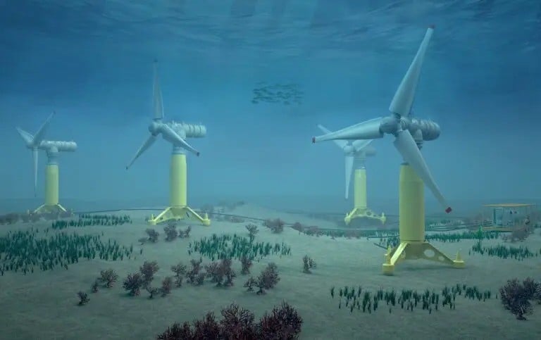 Nuove turbine a marea: energia pulita per 15.000 case in Francia