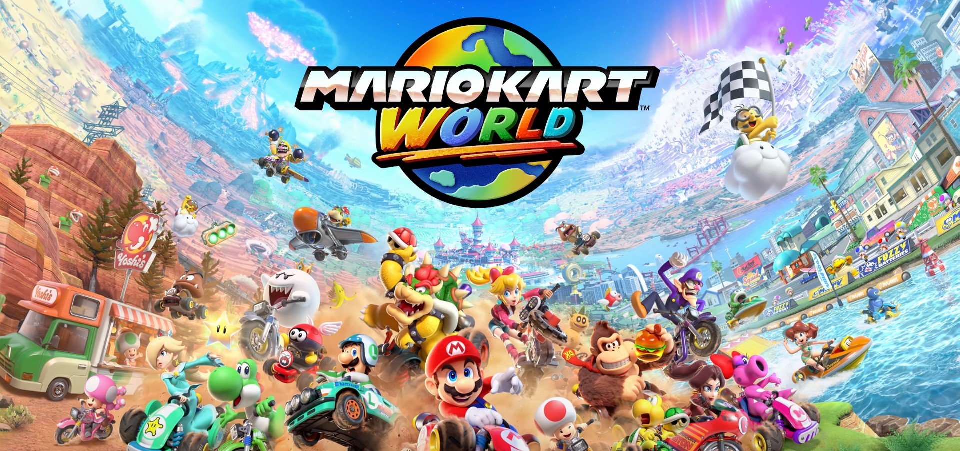 Mario Kart World al lancio su Switch 2: Nintendo rivoluziona la serie
