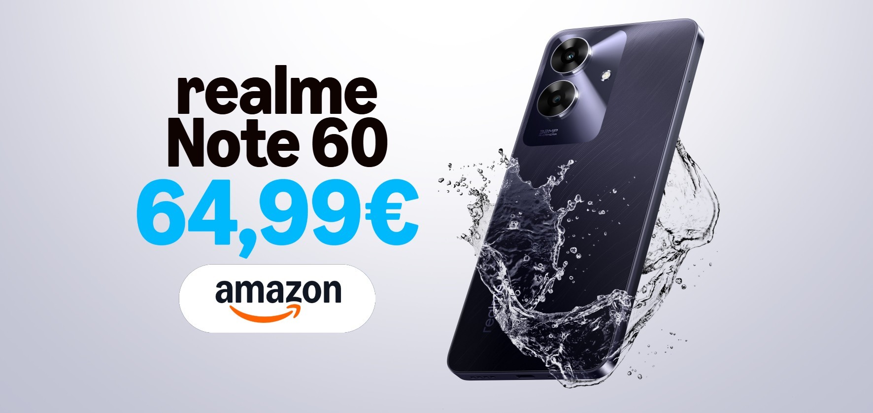Realme Note 60: l'entry-level super resistente in promo a 64,99€