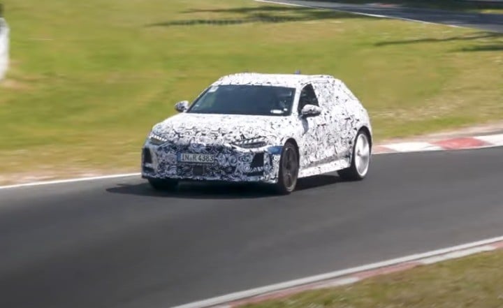 Nuove Audi RS5 ed RS5 Avant: video spia dal Nurburgring