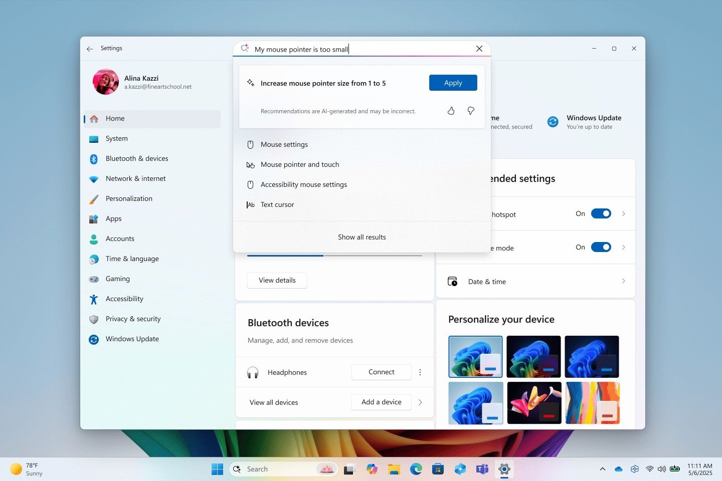 Windows 11 cambia volto nei PC Copilot Plus: nuovo menu Start e tanta AI