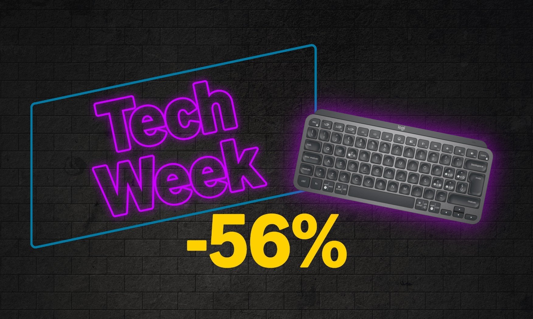 Logitech MX Keys Mini, best buy della Tech Week: -56% e nuovo minimo storico
