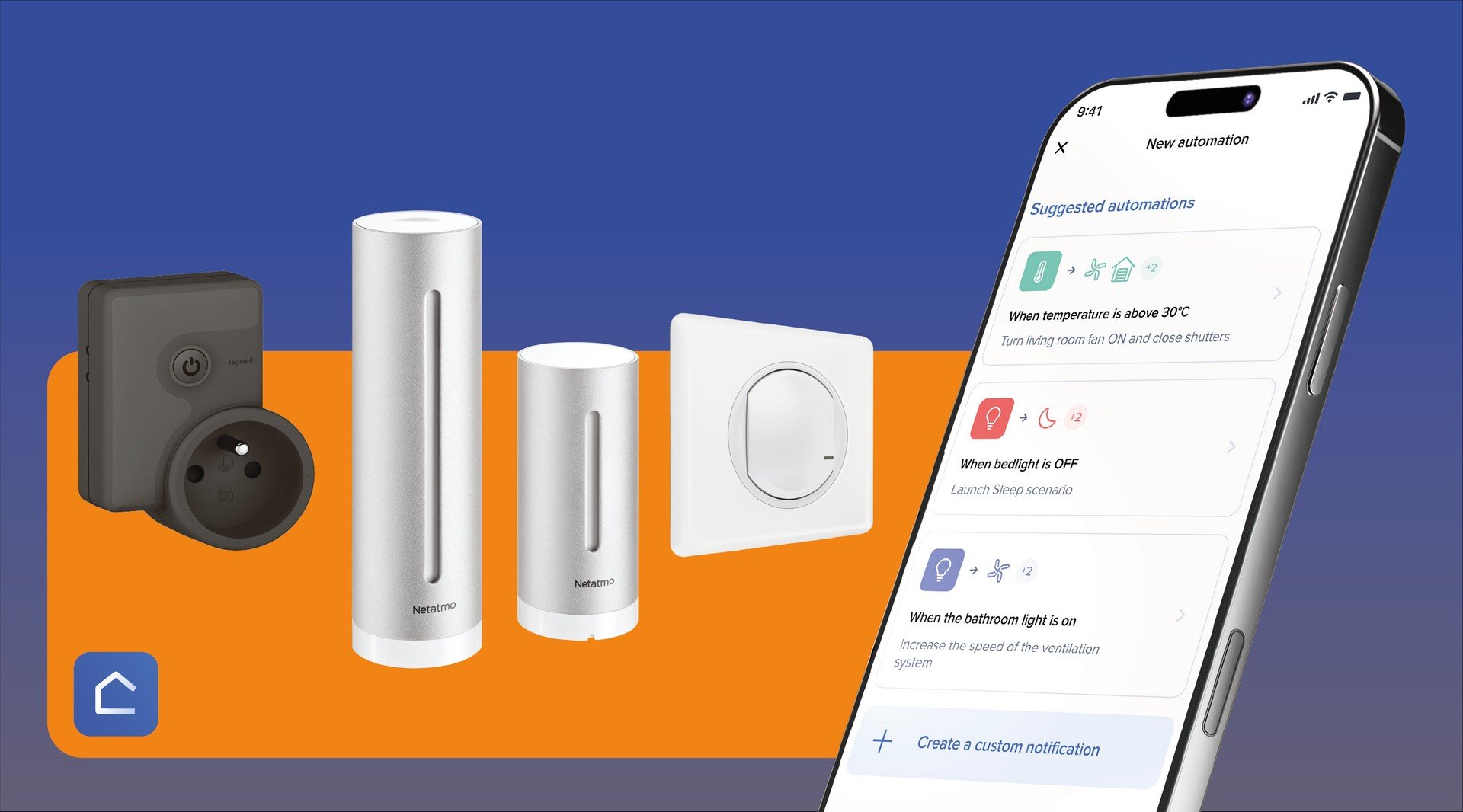 I dispositivi Meteo Netatmo sono adesso integrati nell'app Home + Control