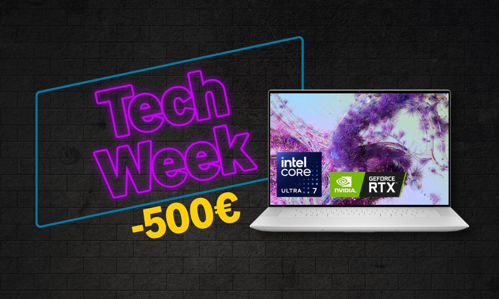 Dell XPS 16 con Ultra 7 e RTX 4050 al minimo storico: sconto di 500 con la Tech Week