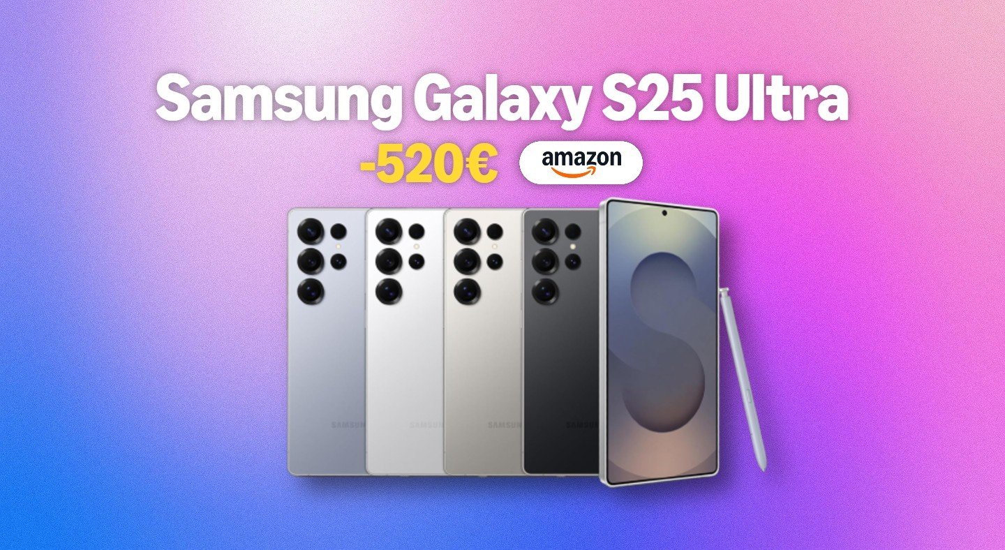 Samsung Galaxy S25 Ultra: maxi sconto di 520 sulla versione 512GB