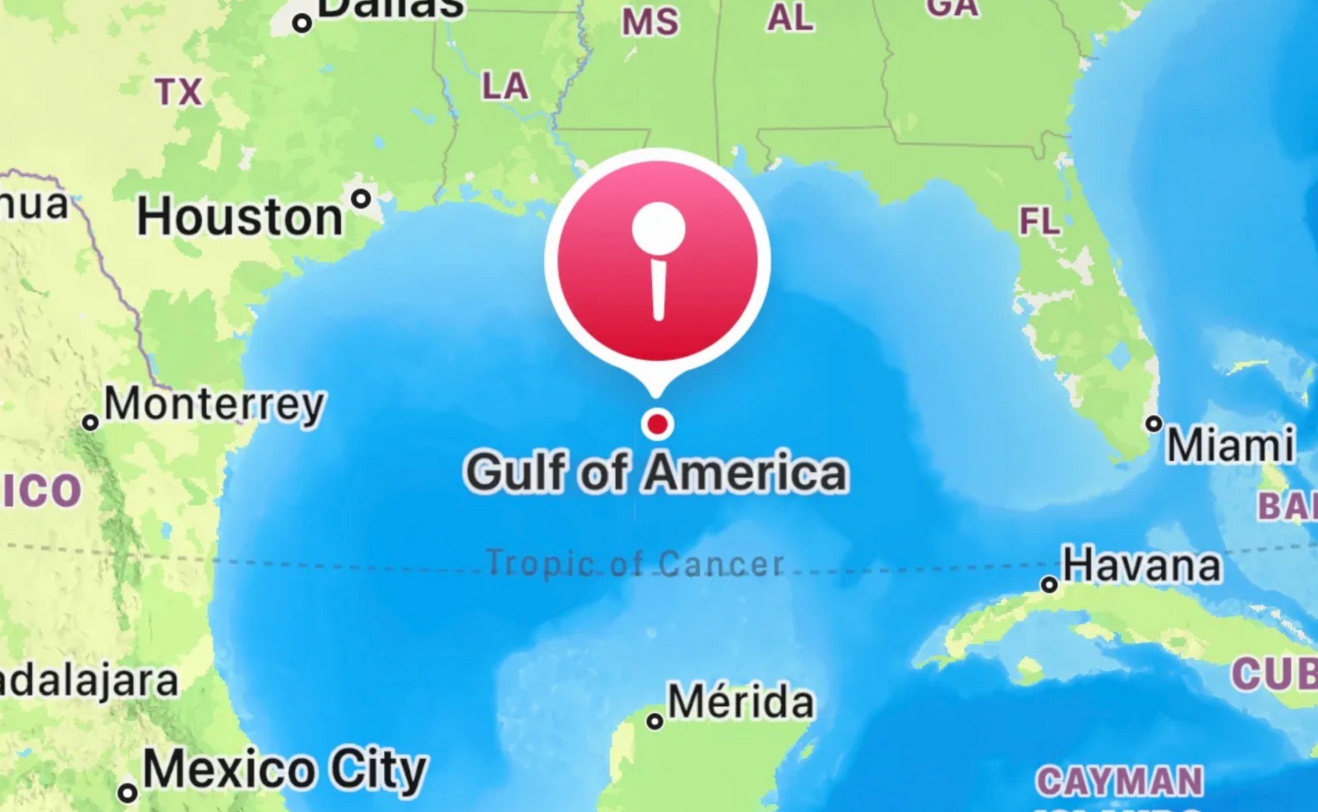 Il Messico fa causa a Google: il nome del Golfo non si tocca