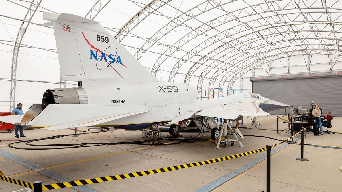X-59 della NASA: simulazioni avanzate mettono alla prova laereo silenzioso