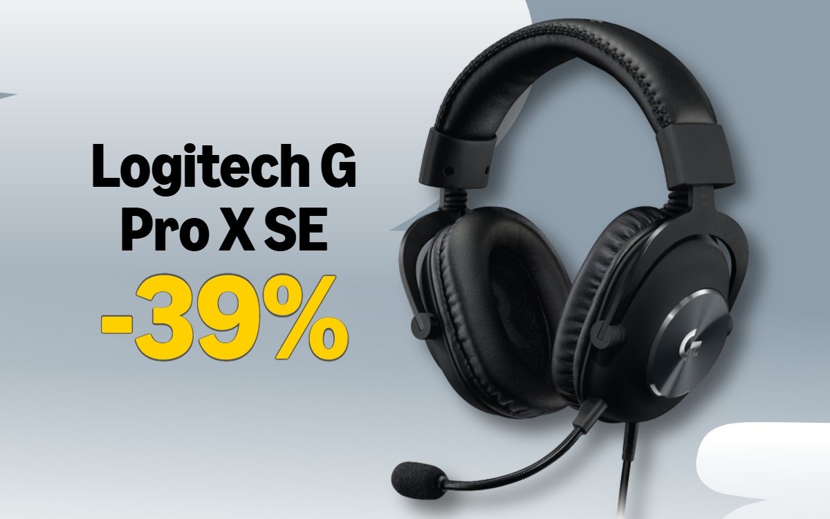 Cuffie Gaming Logitech G Pro X SE - Microfono Staccabile, Audio DTS:X 7.1, Driver 50mm - Foto 5