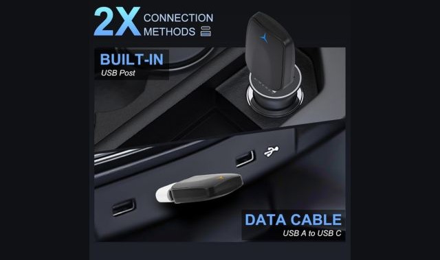 Adattatore Wireless CarPlay E Android Auto 2-in-1 - Convertitore Da Cablato A Wireless Per Auto 2016+