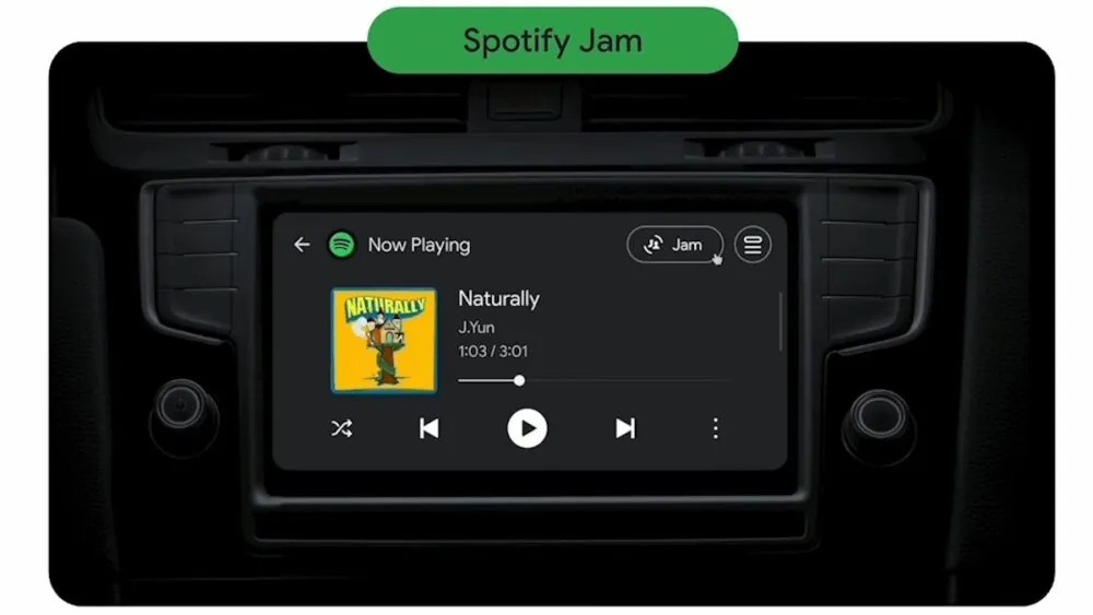 Spotify porta Jam su Android Auto: musica condivisa anche in vettura