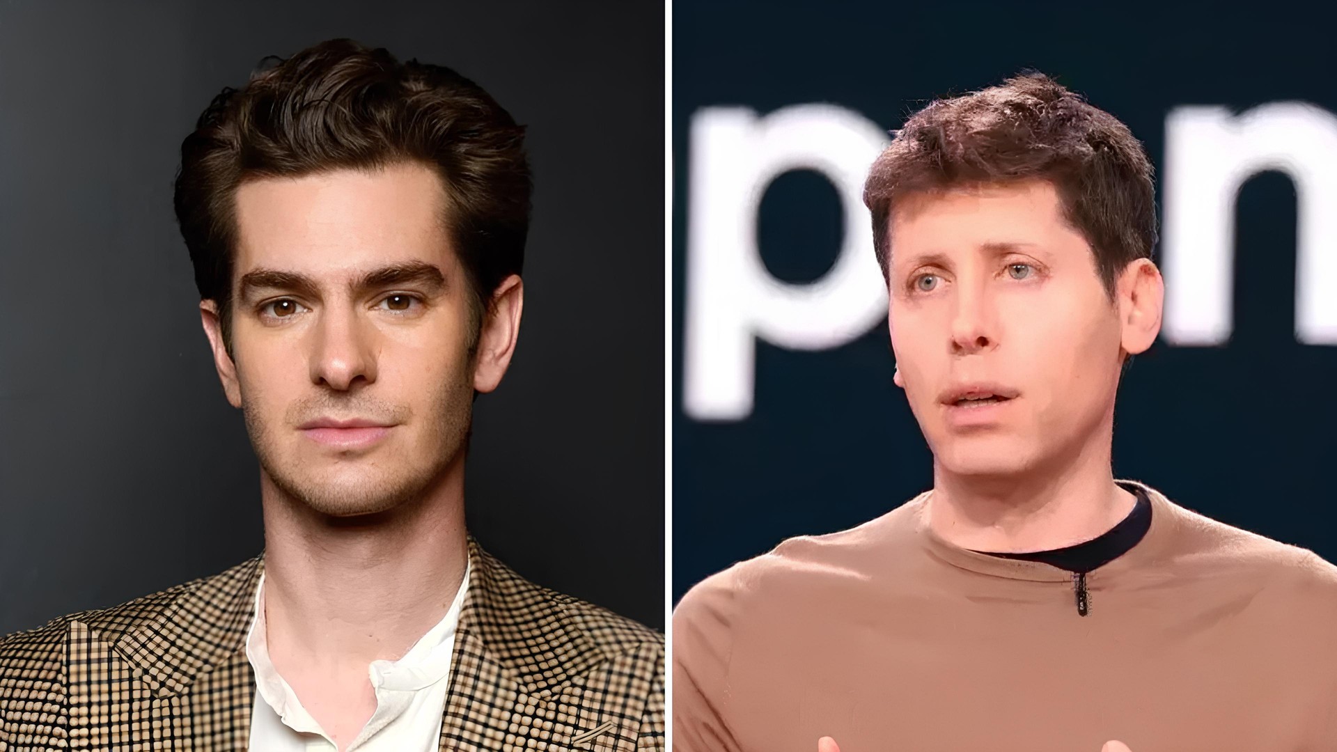 Andrew Garfield as Sam Altman in the teaser trailer for Artificial.