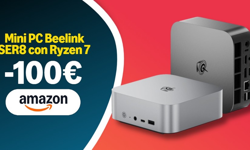 Beelink Me Mini Beelink SER8 Mini PC – Ryzen 8745HS, 32GB DDR5