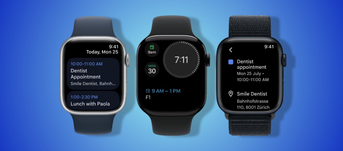 Google Calendar arriva su Apple Watch con un'app tutta sua