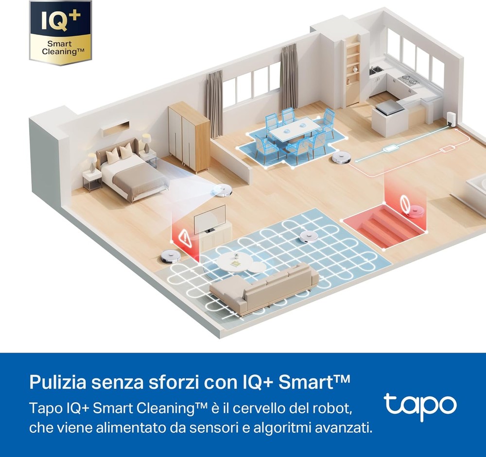Sacchetti Per Aspirapolvere Robot Tapo: Compatibili Con RV30 Plus E RV10 Plus, Confezione Da 4, Fino A 70 Giorni Di Pulizia