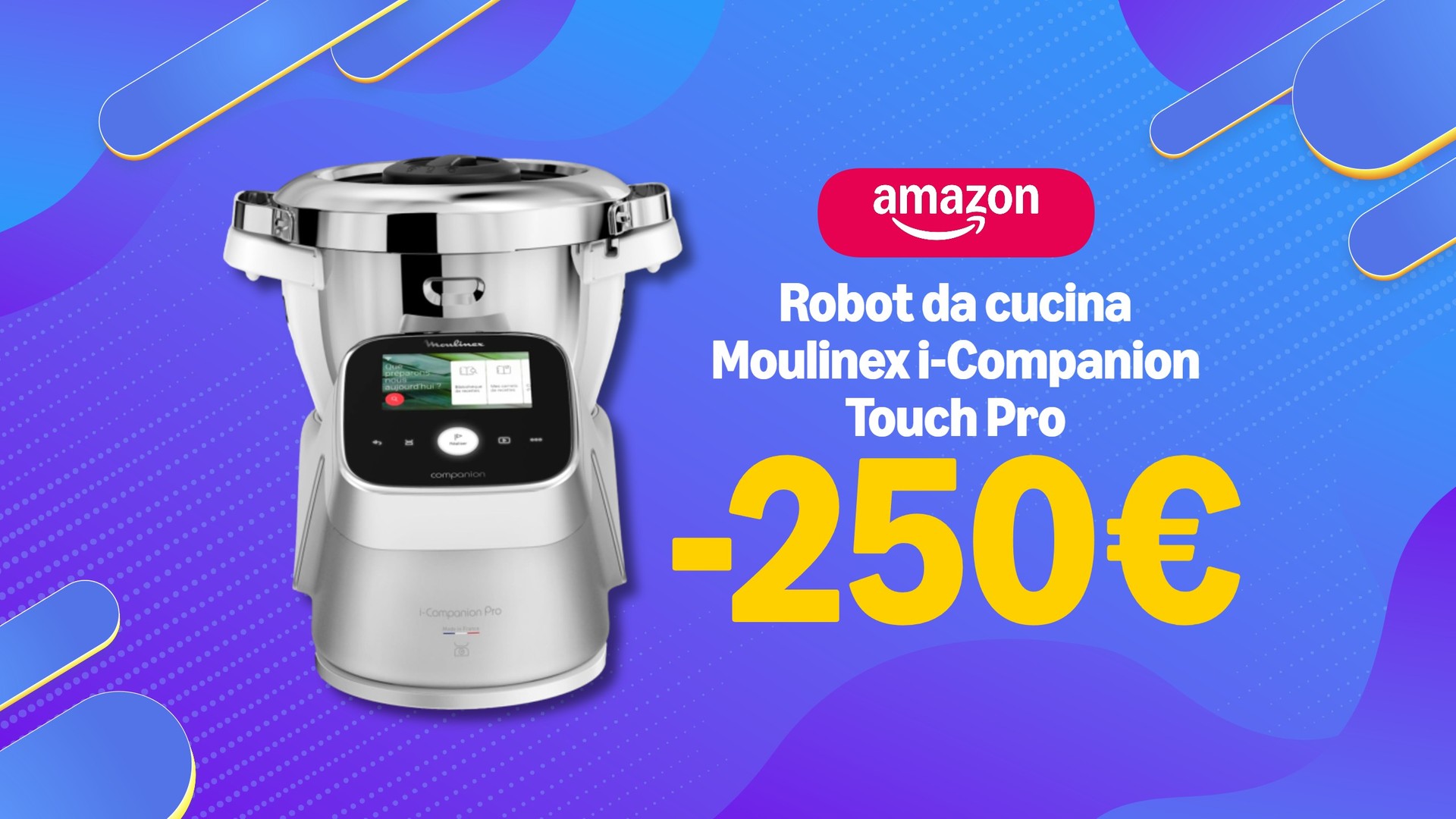 Rivoluziona la Tua Cucina con il Moulinex i-Companion Touch Pro: Offerta Imperdibile su Amazon!