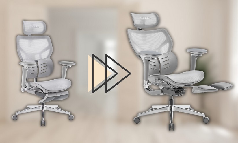 MAX-70 Sedia Ergonomica Da Ufficio Con Schienale Diviso E Braccioli Regolabili