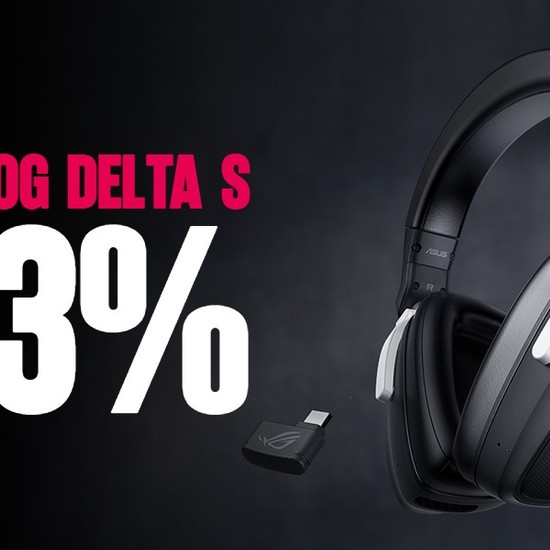 ASUS ROG Delta S Wireless - Cuffie Gaming Senza Fili Con Bluetooth 5.0 E AI Noise Cancelation - Nere