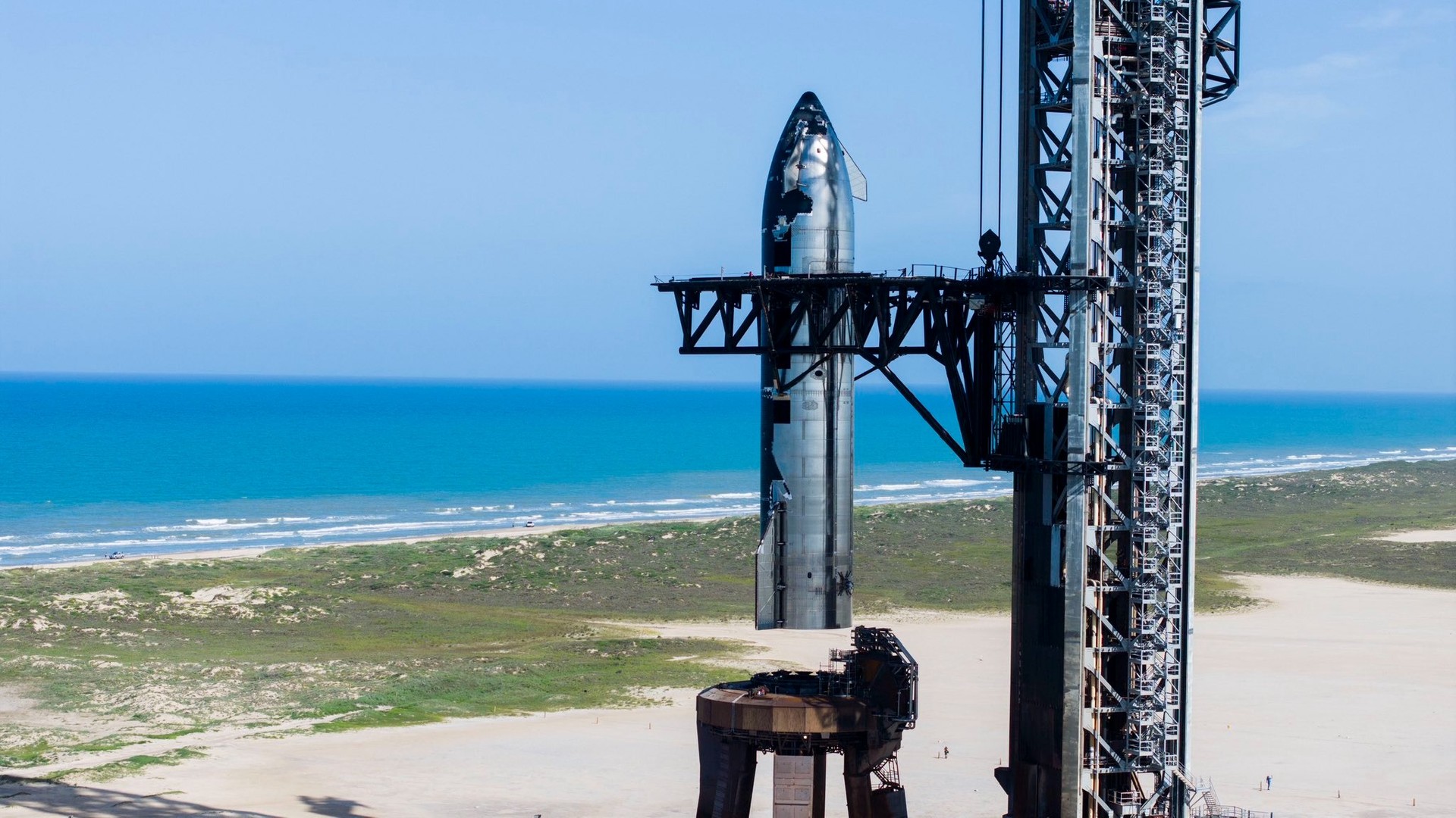 Decimo volo per Starship: il nuovo razzo è sulla rampa di lancio
