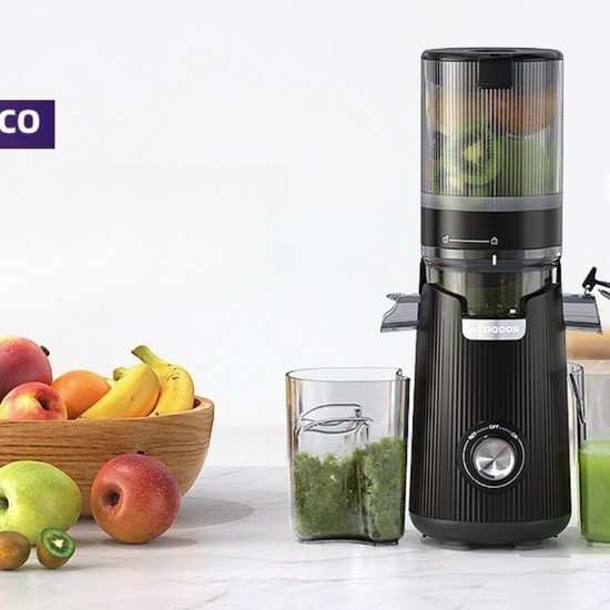 ACOQOOS Estrattore Di Succo A Freddo - 200W, Apertura 110mm, Facile Da Pulire