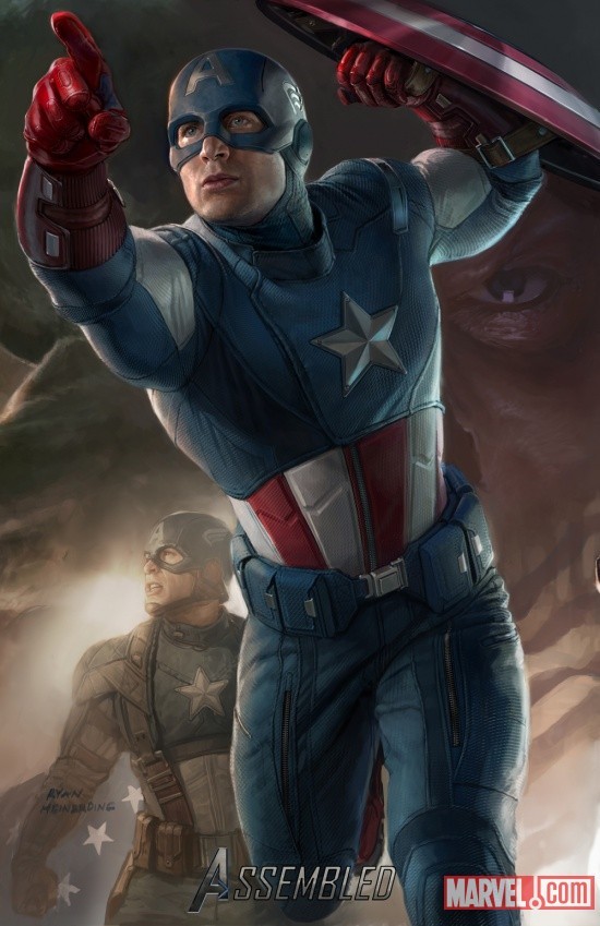 Capitan America torna il primo costume da Vendicatore