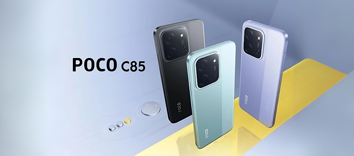 Poco C85 ufficiale: display a 120Hz e batteria da 6.000 mAh a meno di 110$