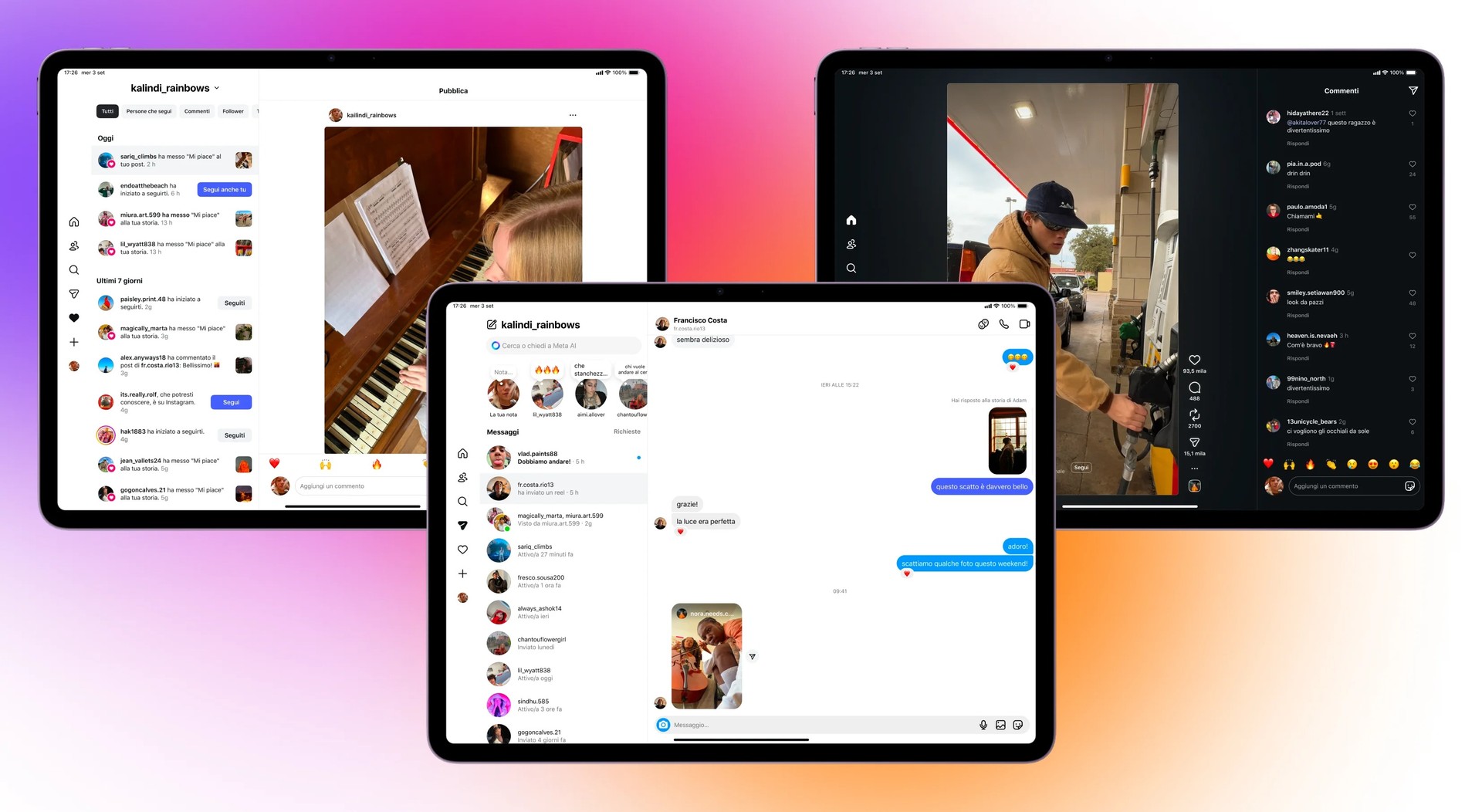 Instagram arriva su iPad con uninterfaccia tutta nuova