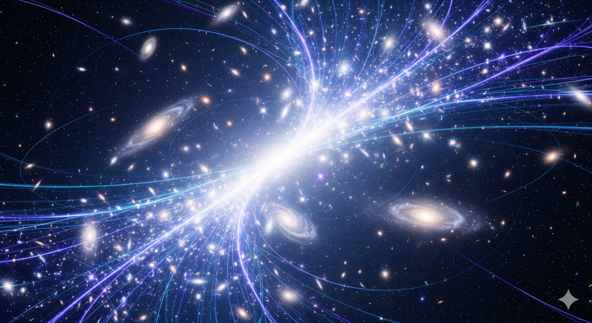 Campi magnetici minuscoli allorigine della rete cosmica delle galassie