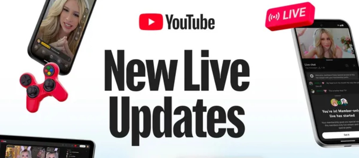YouTube punta sulle live: in arrivo nuove funzionalità (e più guadagni) per i creator