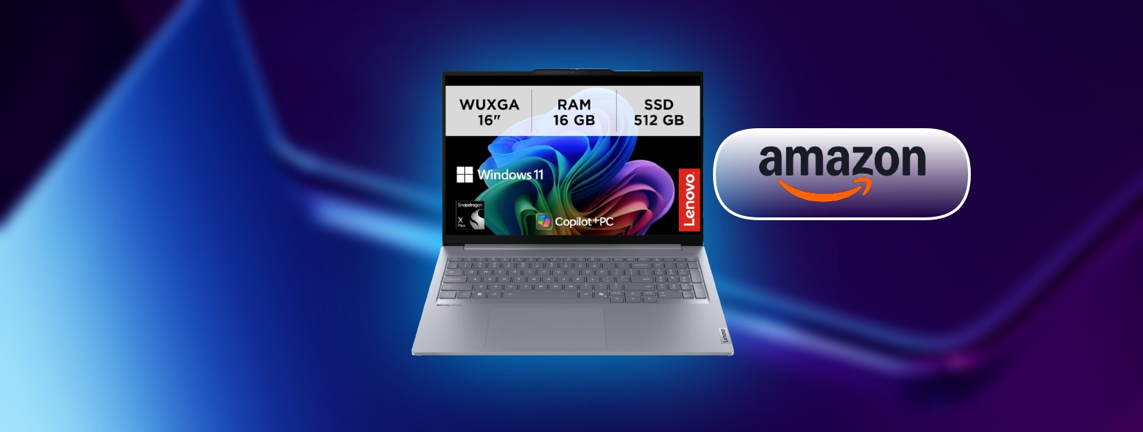 Lenovo ThinkBook 16 G7: il Copilot+ PC ad uno dei prezzi più bassi