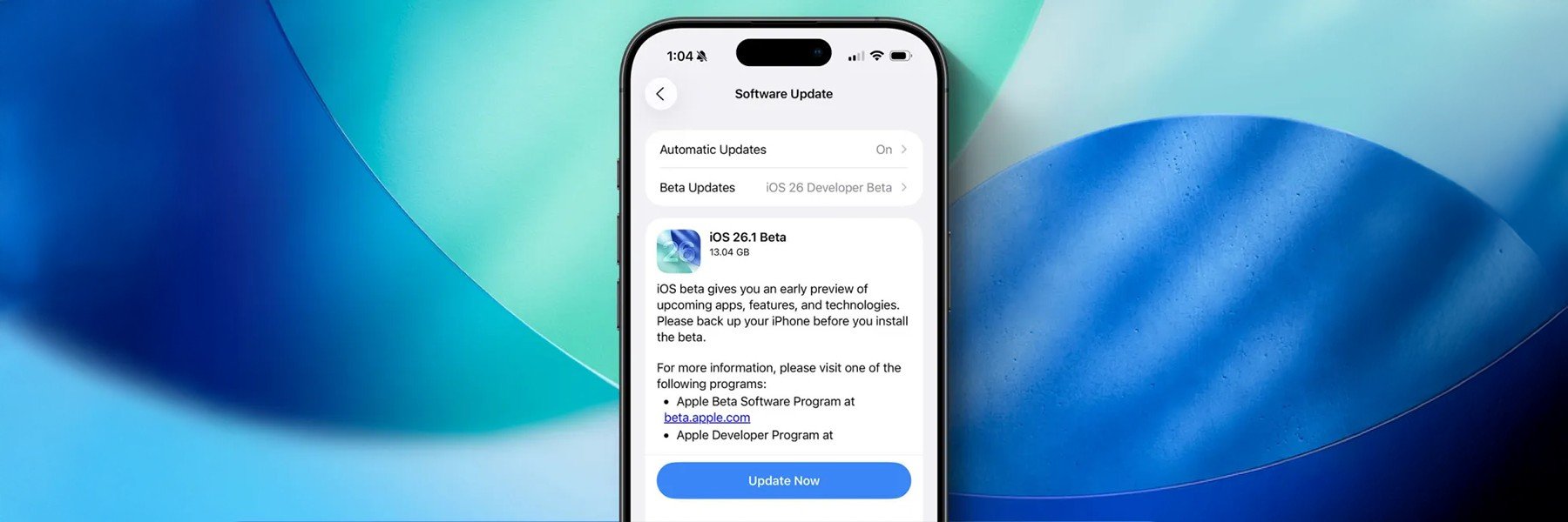 Apple rilascia le prime beta di iOS 26.1, iPadOS 26.1, macOS Tahoe 26.1: le novità