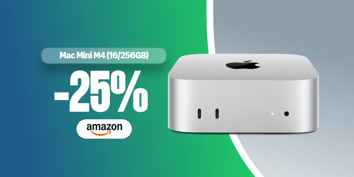 Il Mac Mini M4 16/256GB torna al prezzo più basso di sempre (-25