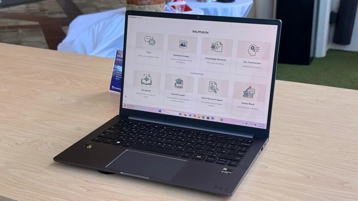 Humain Horizon Pro: le prime immagini del notebook AI centrico