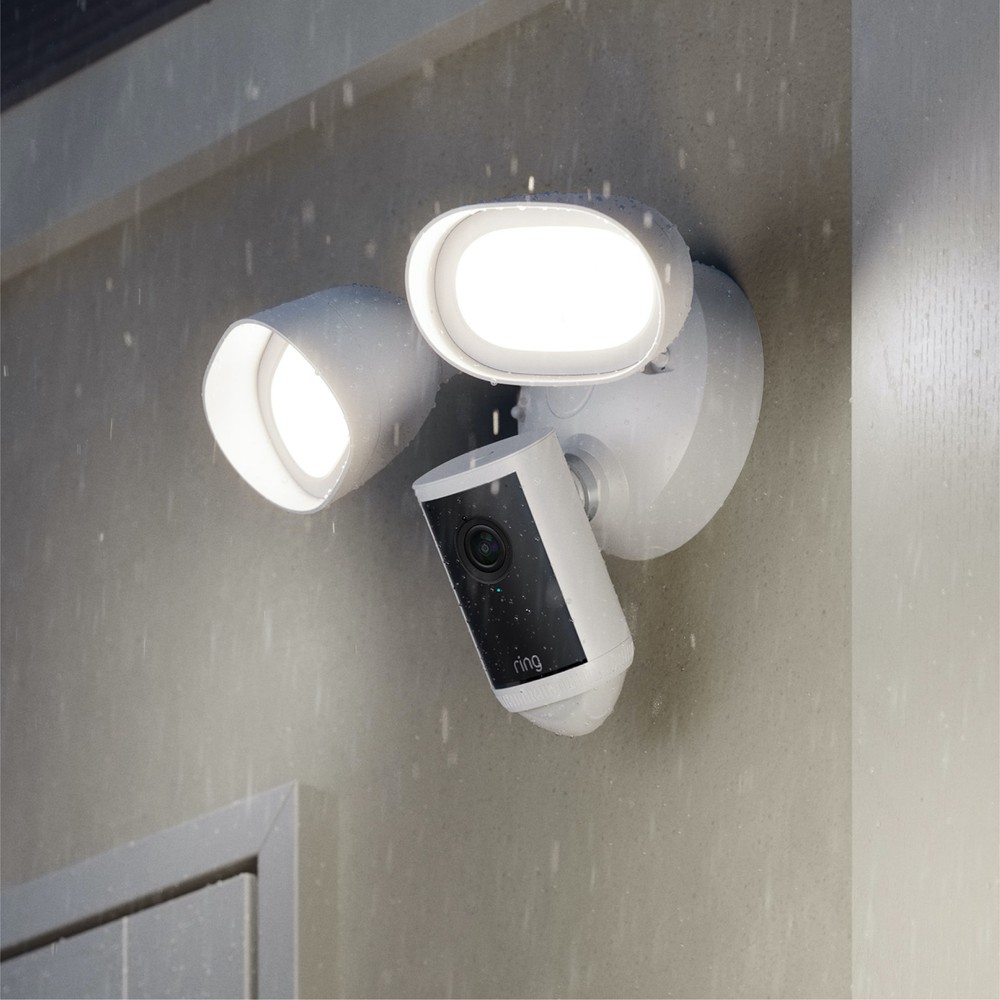 Ring Telecamera Di Sicurezza Cablata Con Proiettore 1080p Full HD Nero Ultimo Modello