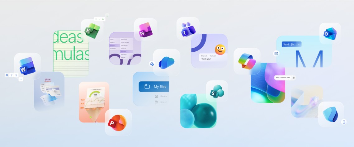 Microsoft 365 e Office, ecco le nuove icone: più semplici e vivaci