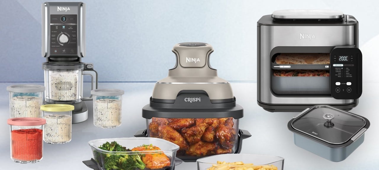 Ninja lancia in Italia i nuovi Set con gelatiera, friggitrice e forno in sconto