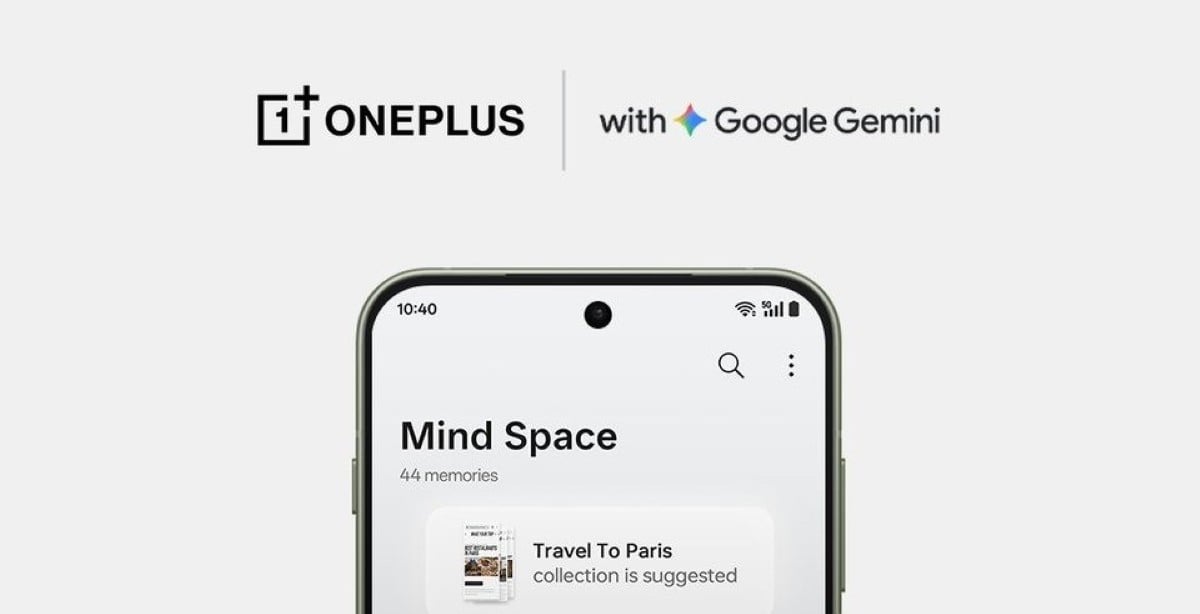 OnePlus 15 punta su Gemini: lAI di Google sbarca in Mind Space